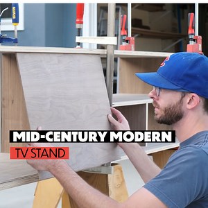 343K views · 1.1K reactions | DIY Mid-Century Modern TV Stand  | Foureyes | Facebook