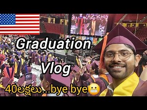 అమెరికాలో Graduation ceremony || Telugu Vlogs USA