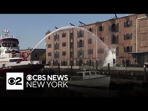 Massive warehouse fire in Brooklyn destroys part of a historic space, authorities say