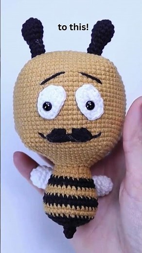 Embroider a Mustache Like a Pro – Easy Amigurumi Detail!