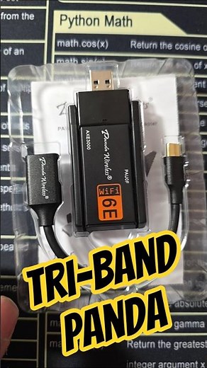 Panda Wireless Tri-Band Wifi Adapter #wifi #wardriving