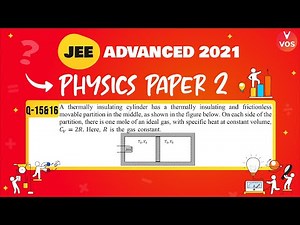 JEE Advanced 2021 Paper 2 Physics Solutions ( Q-15 & 16) | JEE Advanced 2021 Solutions | Vedantu