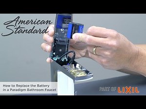 How to Replace the Battery in a Paradigm Bathroom Faucet