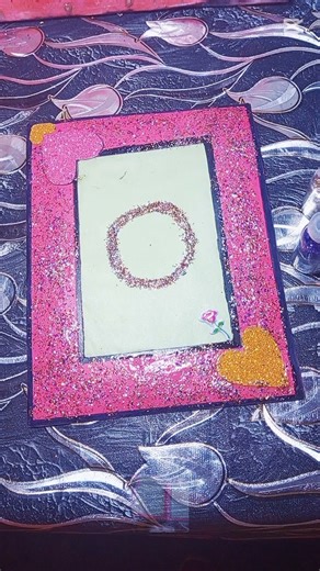 Beautiful handmade glitter card