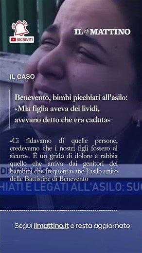 Benevento, bimbi picchiati all'asilo: «Mia figlia aveva dei lividi, avevano detto che era caduta»