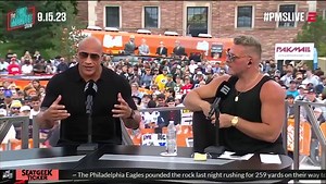 "Colorado, Coach Prime changing the face of college football is incredible." —Dwayne The Rock Johnson Pat McAfee Show is talking football in Boulder 🏈 | ESPN