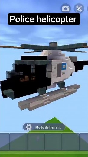 how to make helicopter police Minecraft