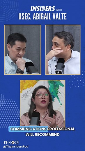#INSIDERS Edwin Lacierda, Barry Gutierrez, and Abi Valte, take a closer, more casual look at Zaldy Co’s viral “flood control expose” to show how a crisis video can be clearer, more credible, and more effective when it’s executed well. They break down the framing, timing, delivery, and why the issue isn’t just what he said — but how he said it. Catch the full conversation on The Insiders Podcast YouTube Channel 🎙️ | The Insiders Podcast