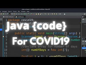 Simple Java Code for Covid 19