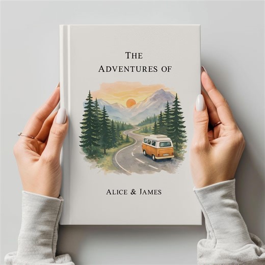 Personalized Adventure Journal, Custom Travel Notebook, Couples Adventure Book - Etsy