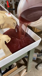 6.3M views · 23 reactions | We mixed EcoPoxy "Fire Truck" Red and...