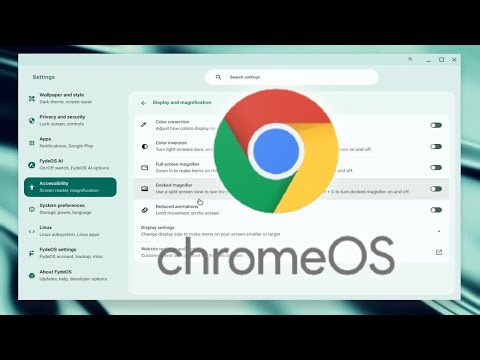 How To Enable Docked Magnifier on ChromeOS (Chromebook)