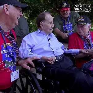 112K views · 1.4K reactions | #ThoseWhoServe: Former U.S. Senator and World War II veteran Bob Dole is on a mission to shake hands with every veteran who visits the National World War II Memorial. Lester Holt will have his story tonight on NBC Nightly News with Lester Holt. | NBC Nightly News with Tom Llamas | Facebook