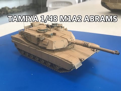 Building the New Tamiya 1/48 M1A2 Abrams main battle tank