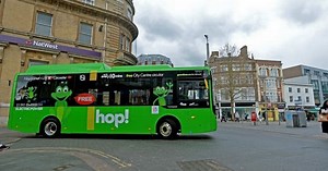 Free city centre Hop! bus proves hit with passengers