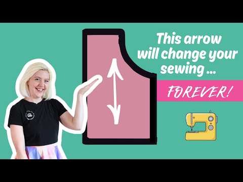 You NEED to know what Grainline is! (Day 10 of How to Read a Sewing Pattern)