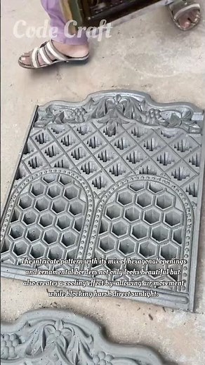 💥Traditional Concrete Jali Manufacturing Process