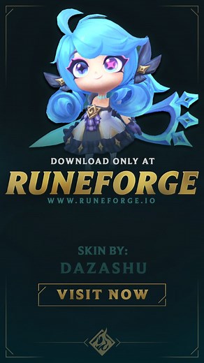 RuneForge D. Media on Instagram: "TFT Chibi Gwen ✂️ CHIBI EDITION ✂️ RuneForge—LoL Custom Skins Skin by ▶ · Dazashu #leagueoflegends #gwen #chibi #runeforge #lolcustomskins"