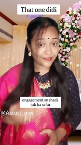 That one didi... engagement se shadi tk ka safar... #love #arrangedmarriage #vivah #comedy #reelsinstagram #reelkarofeelkaro #reels #astuti_mw #contentcreator | Astuti anand