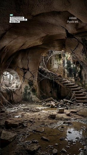 Comfortable Living Room on the Cliff🕌🤲😇#shorts #adindapuzzle