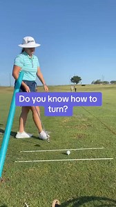 Do you know how to turn? Sway and reverse pivot can cause alot of compensations in the swing. A good backswing turn will lead to an easy delivery to the ball Try this drill and see where your turn takes you #golf #golfer #golfing #golftips #golftip #golfpro #lpga #pga #florida #orlando #golftok #slice | Megan Johnston Golf