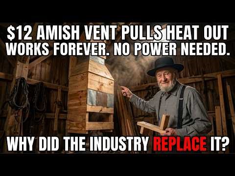This $12 Amish Vent Pulls Heat Out of Any Home Forever — Why Did The Industry Replace It?