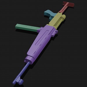 43M Danuvia SMG ( Prop-Gun ) 1/1 Scale