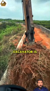 Usage of excavator to clean roads #youtubeshorts #constructionequipment #viralshorts #trending | Hilarity Hub