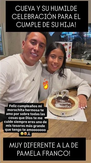 CUEVA Y SU HUMILDE CELEBRACIÓN PARA EL CUMPLE DE SU HIJA!