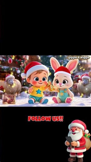Santa Ho Ho Ho Christmas Song for Kids USA | Baby Leo Farm Surprise 🎅🎁