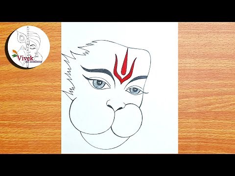 Hanuman Jayanti Special Drawing | Easy Drawing of Lord Hanuman Step by Step