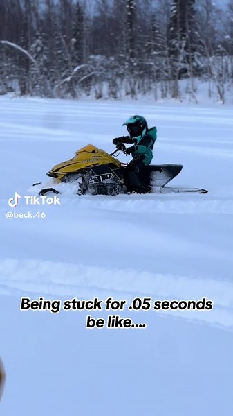 Snowmobile Fails Compilation: Being stuck for .05 seconds be like....