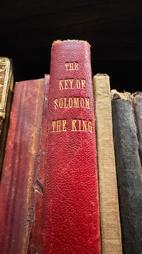 Grimoire Magic on Instagram: "Behold The Key of Solomon—first edition, Redway 1889, edited by S. Liddell MacGregor Mathers—the most famous and influential of all grimoires. #keyofsolomon #grimoire #ceremonialmagic #occultbooks #raremanuscripts"