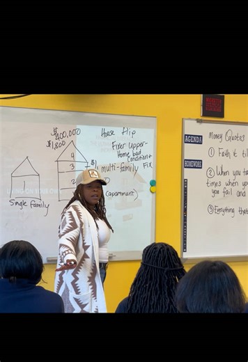 Teaching my students about Real Estate.🏡 specifically the benefit of purchasing a Multi-Family investment property. #BuildTheBlockCT #FinancialLiteracy #teachersoftiktok #WealthMindset