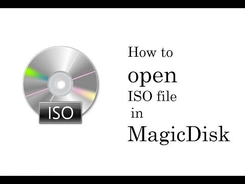 How to open iso file in MagicDisk on Windows | How to mount iso files on Windows