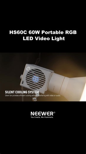 🛒 Best Price in Cart — Compact 60W RGB handheld light with 36,000 colors, app & 2.4G control, and dual power options. Perfect for creators on the go | Neewer