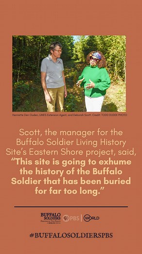 The Buffalo Soldiers Committee, composed of descendants of...