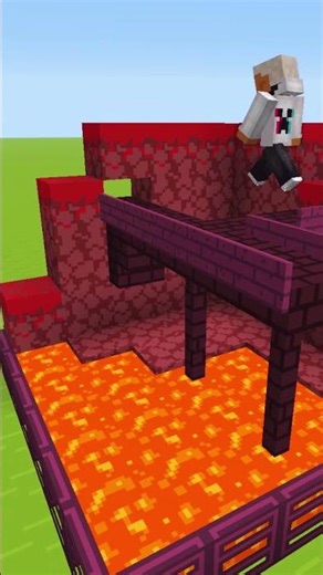 FAZENDO UMA MINI FORTALEZA DO NETHER! #minecraft #minecraftfunny