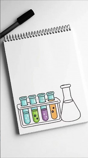 chemistry front page design 🧪⚗️#shorts #frontpage #backtoschool #stationeryaddict #coverpagedesign