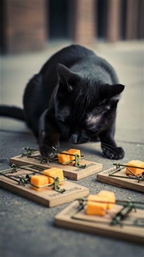 mouse trap Cat ASMR #DreamScreenAI