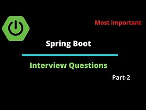 Spring boot interview questions (PART-2) | Exp: 0-2