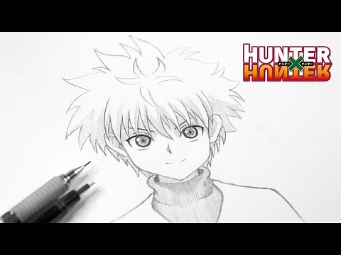 如何畫奇犽•揍敵客 | HUNTER×HUNTER | 全職獵人 | 奇犽 | 畫畫教學