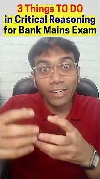 💯 Critical Reasoning Secret Revealed! 3 Steps to Score +15 Marks in Mains