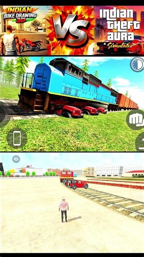 MEGA CHALLENGE TRAIN VS CAR 🔥#indianbikedriving3d #indiantheftauto #gta #viral #trendingshorts