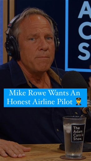 1.5M views · 58K reactions | How would you feel about this announcement from the cockpit? #MikeRowe #airlinepilot #airlines #honesty | Adam Carolla | Facebook