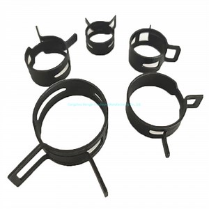 [Hot Item] Custom Metal Stamping Stainless Hose /Spring Band Hose Clamp Parts /Pipe Clamp