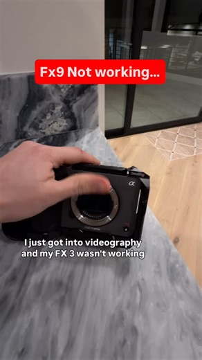 Isaiah Fedorov on Instagram: "Fx9 not working? Help! #fx3 #fx9 #videography"