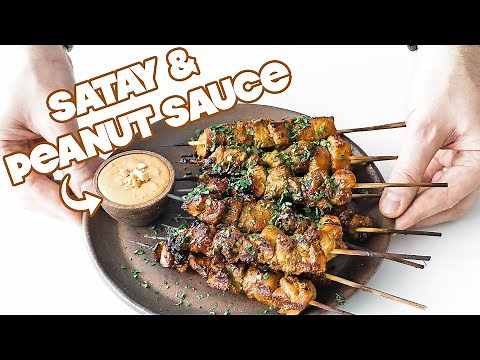Amazing Chicken Satay Recipe with Thai-Style Peanut Sauce