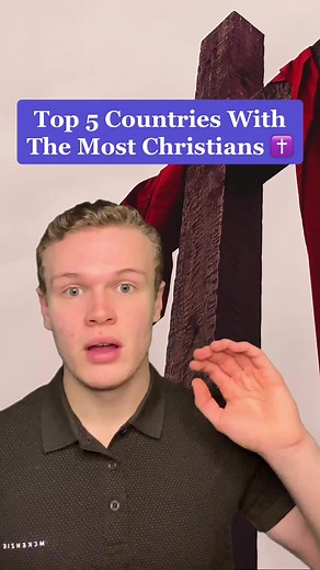 1.7M views · 10K reactions | Top 5 Countries With The Most Christians ✝️ #world #worldwide #earth #foryoupage #religion #people #country #countries #christianity | Homework Help Global | Facebook