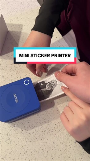 She loved this mini sticker printer! #stickerprinter #memories #photoprinter #photos #valentinesdaygift